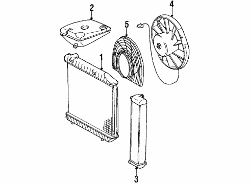 Mercedes-Benz 617-205-05-10 Fan Pulley