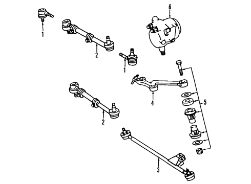 Mercedes-Benz 107-460-19-01-80 Steering Gear