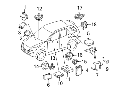 Mercedes-Benz 164-820-06-79-80 Display System