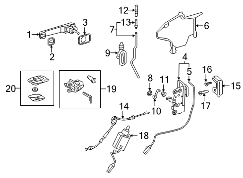 Mercedes-Benz 463-720-32-03 Lock