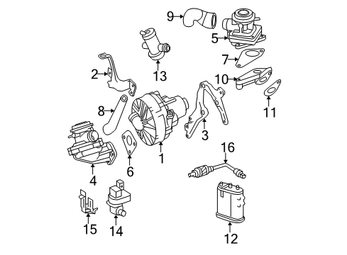 Mercedes-Benz 204-470-05-59 Vapor Canister