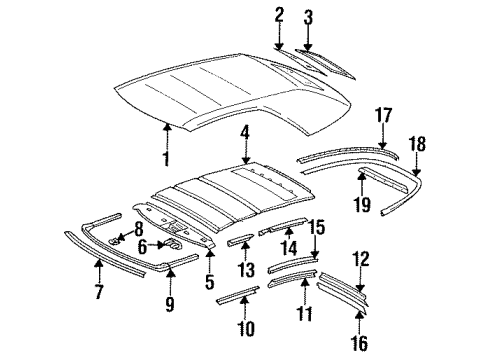 Mercedes-Benz 124-779-15-21 Rail