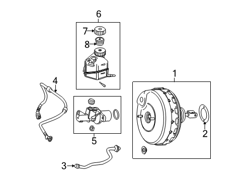 Mercedes-Benz 204-430-40-30 Brake Booster