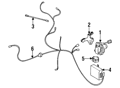 Mercedes-Benz 004-545-18-14 Pedal Switch