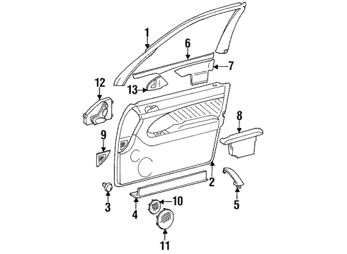 Mercedes-Benz 140-720-04-58-9045 Pocket