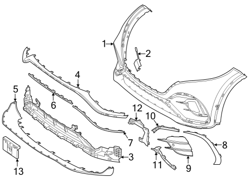 Mercedes-Benz 000000-007051 Outer End Upper Bolt