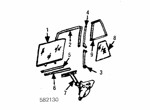 Mercedes-Benz 123-735-03-24 Channel