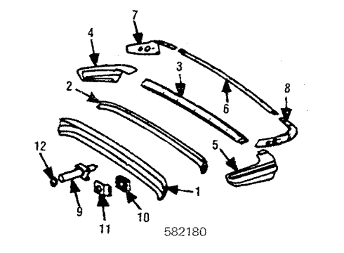 Mercedes-Benz 123-880-03-76 Energy Absorber Mount