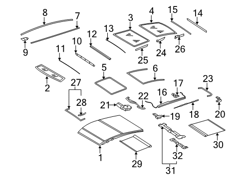 Mercedes-Benz 221-720-05-35 Lock Actuator