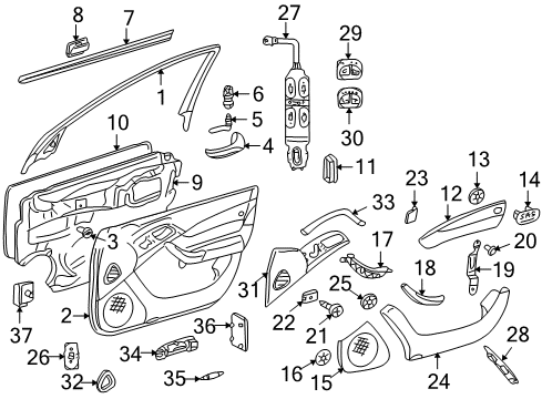 Mercedes-Benz 220-821-28-79-7C45 Switch