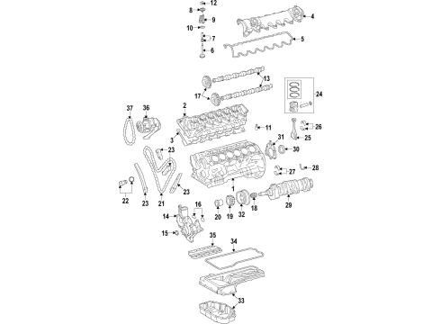 Mercedes-Benz 000-053-41-58 Valve Seals