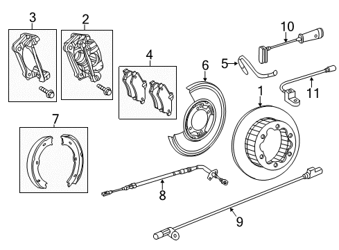 Mercedes-Benz 906-905-37-01 Rear Speed Sensor