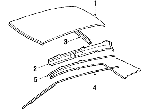 Mercedes-Benz 201-637-02-46 Side Rail