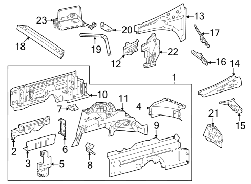 Mercedes-Benz 000000-008876 Mount Bracket Bolt