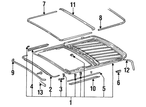 Mercedes-Benz 140-780-16-29 Frame