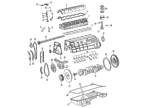 Mercedes-Benz 103-055-04-05 Rocker Shaft