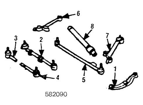 Mercedes-Benz 123-338-02-10 Tie Rod End