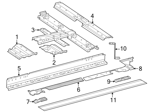 Mercedes-Benz 295-610-53-00 Mount Plate