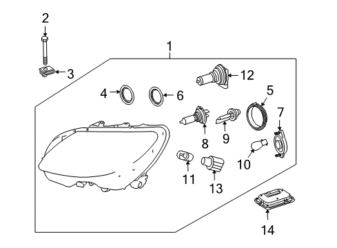 Mercedes-Benz 216-820-68-61 Composite Assembly