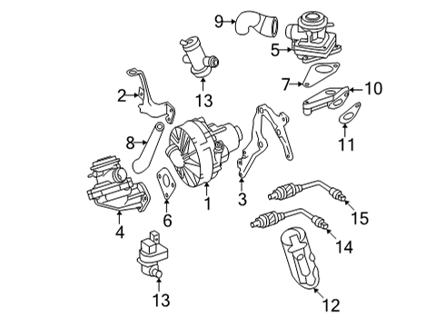 Mercedes-Benz 463-470-00-93 Purge Control Valve