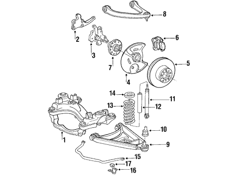 Mercedes-Benz 115-320-08-45 Stabilizer Bar Bracket