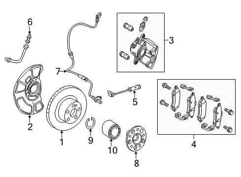 Mercedes-Benz 212-431-07-48 Modulator Valve