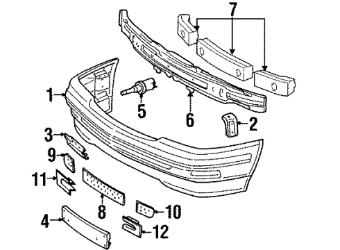 Mercedes-Benz 129-880-02-05-9999 Tow Eye Cap