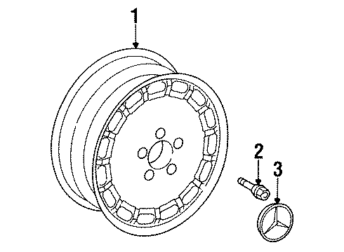 Mercedes-Benz 6-6-47-0018 Wheel