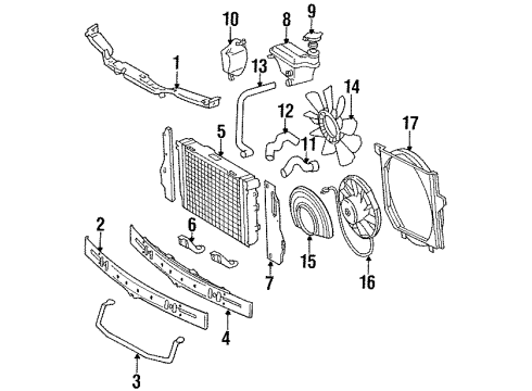 Mercedes-Benz 124-500-13-49 Expansion Tank