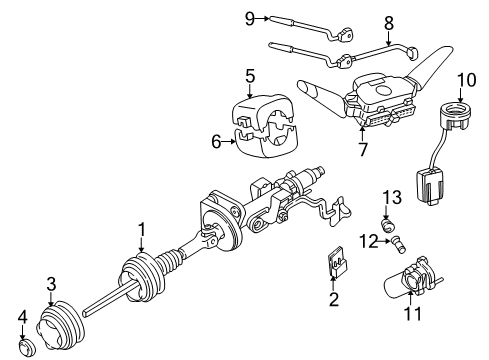 Mercedes-Benz 168-545-10-04 Ignition Switch