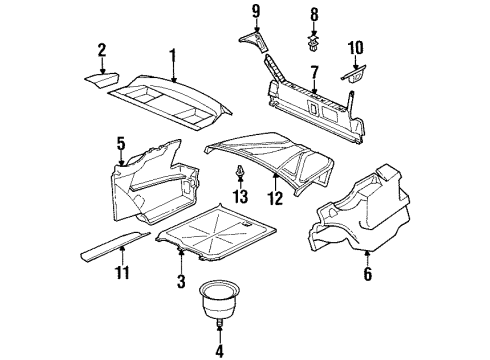 Mercedes-Benz 124-890-00-07 Spare Housing