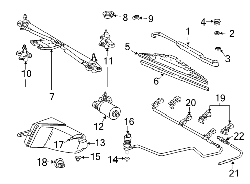 Mercedes-Benz 163-820-11-42 Front Motor