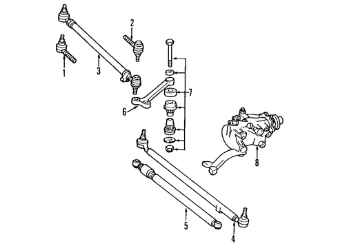 Mercedes-Benz 124-463-15-10 Idler Arm