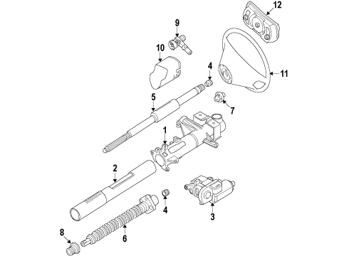 Mercedes-Benz 126-830-11-72 Refrigerant Temperature Sensor