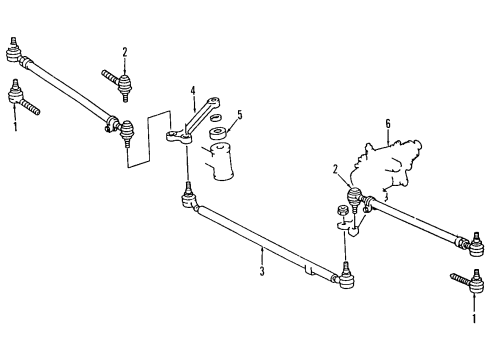 1992 Mercedes-Benz 300CE Rear Brakes Diagram