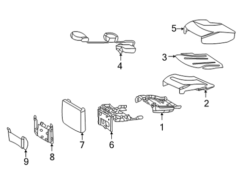 Outer Cover Diagram for 223-920-99-01-9051