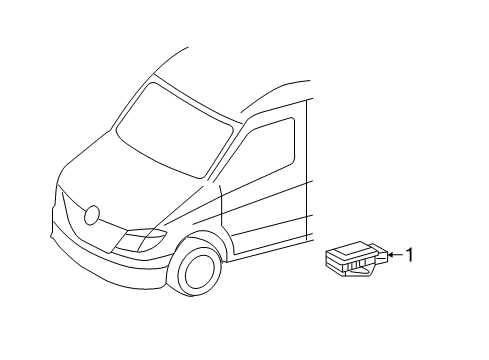 2017 Mercedes-Benz Sprinter 3500 Electrical Components Diagram 2