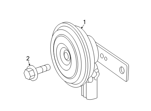 2022 Mercedes-Benz Sprinter 1500 Horn Diagram