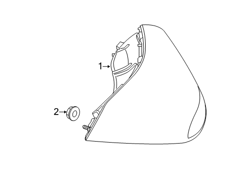 Tail Lamp Assembly Diagram for 257-906-31-00