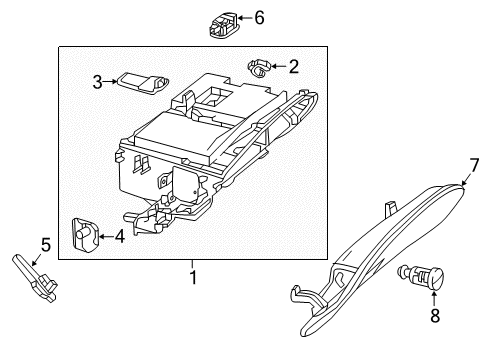 2016 Mercedes-Benz S65 AMG Glove Box Diagram