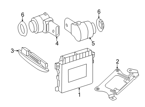 2013 Mercedes-Benz CL550 Electrical Components Diagram 4