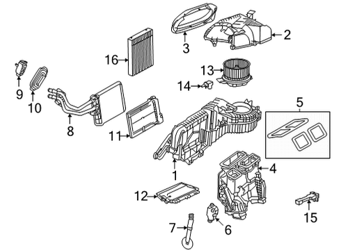 Intake Duct Diagram for 223-830-47-05