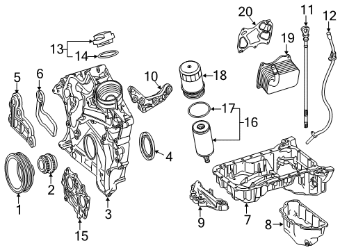 2018 Mercedes-Benz SL450 Filters Diagram 2