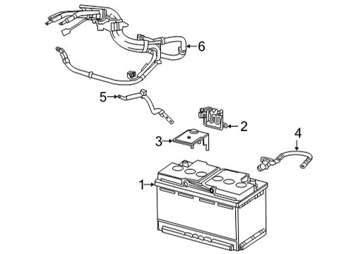 2023 Mercedes-Benz GLE63 AMG S Battery Diagram 3