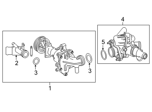 2020 Mercedes-Benz A35 AMG Water Pump Diagram