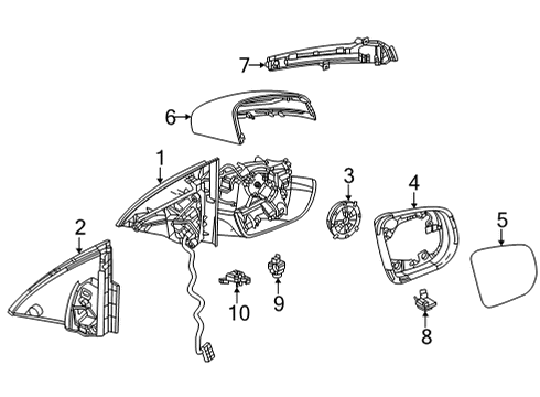 2021 Mercedes-Benz GLE580 Parking Aid Diagram 3