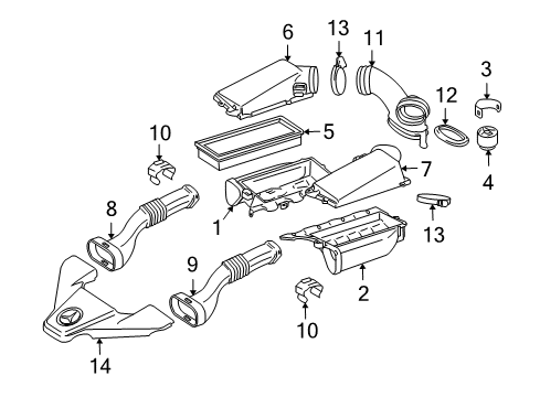 Inlet Hose Diagram for 156-094-17-82