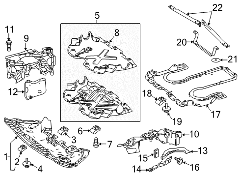 Front Shield Diagram for 217-520-02-23