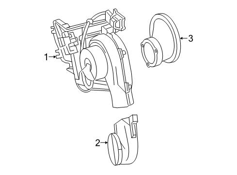 2017 Mercedes-Benz B250e Ducts Diagram 1