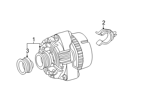 2002 Mercedes-Benz ML55 AMG Alternator